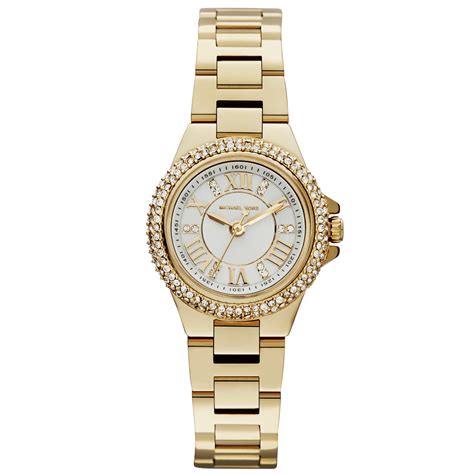 michael kors gold watch womens|michael kors camille gold watch.